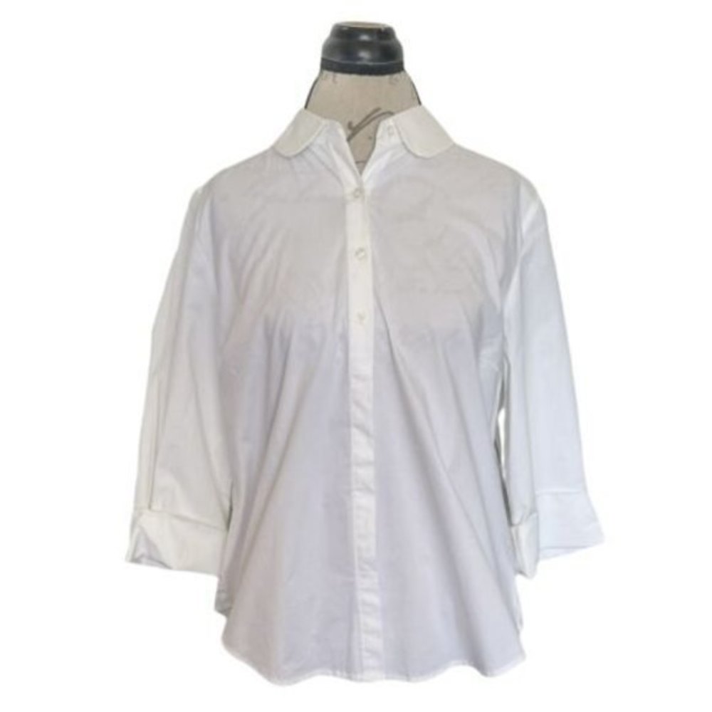 Kim Rogers Women's Casual Button Down Blouse